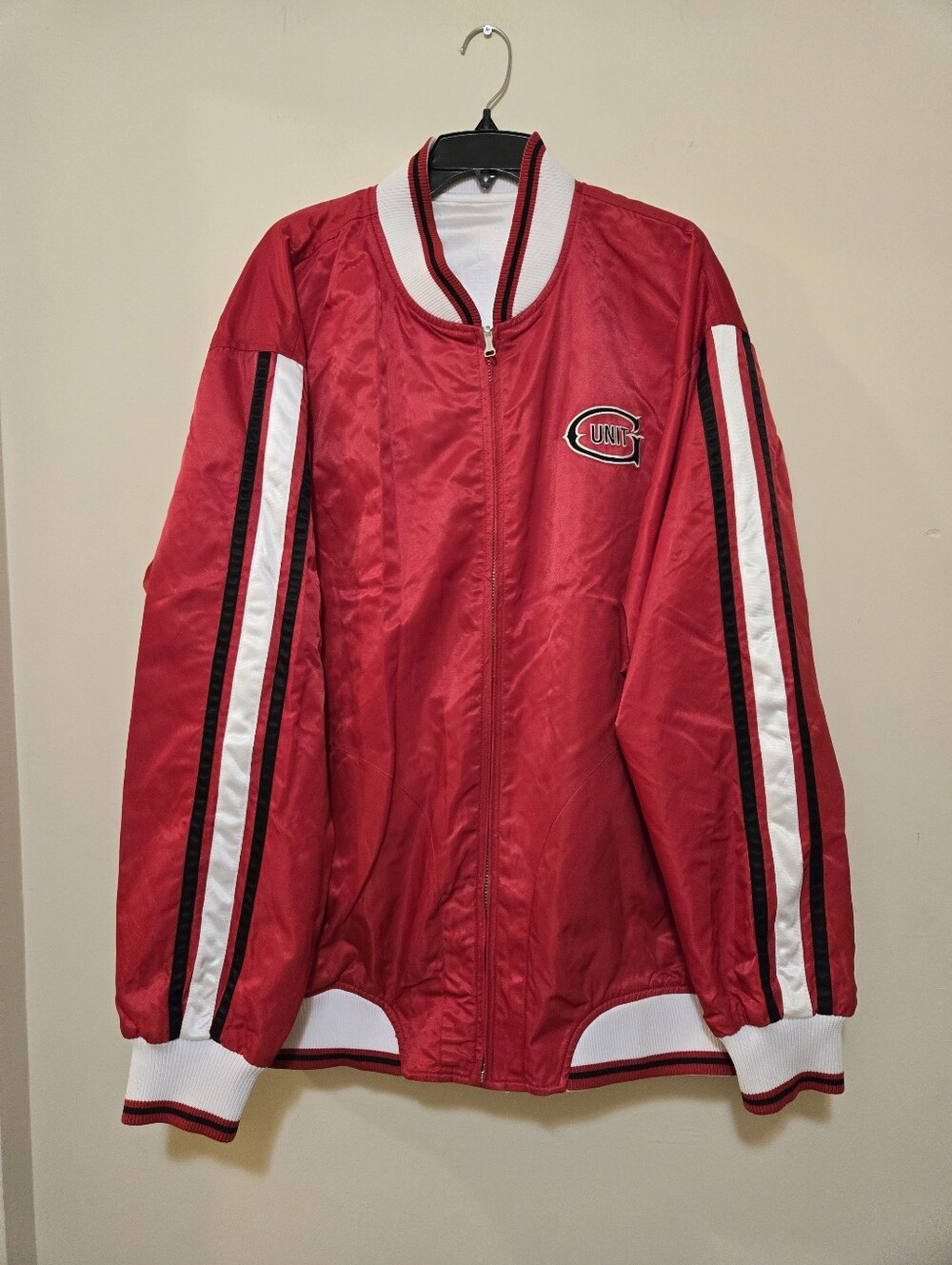 50 Cent's iconic 2000s, vintage Y2K GUnit embroidered Reversible jacket Size2XL
